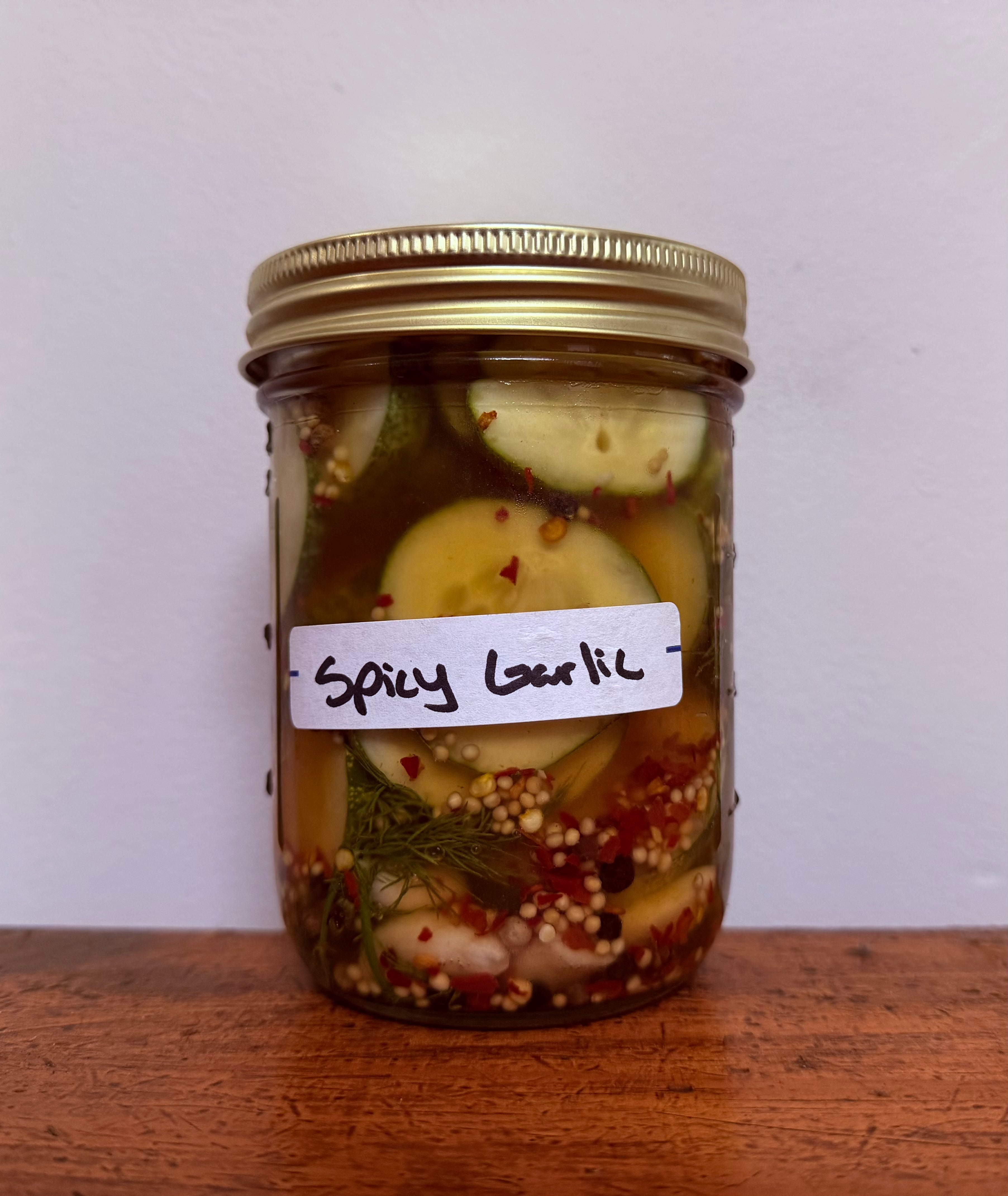 Spicy Garlic Pickles