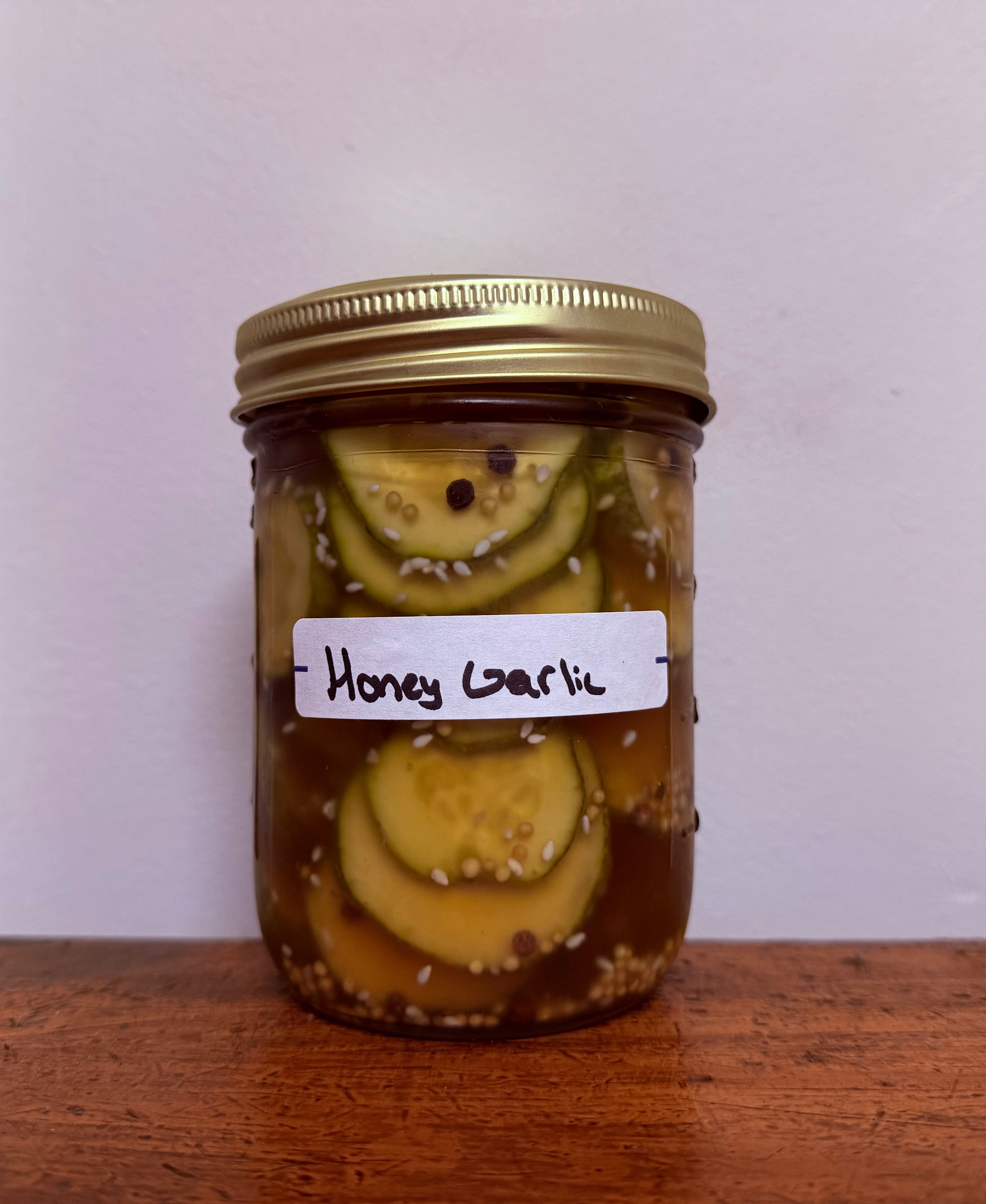 Honey Garlic Pickles